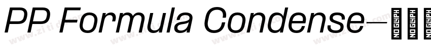 PP Formula Condense字体转换